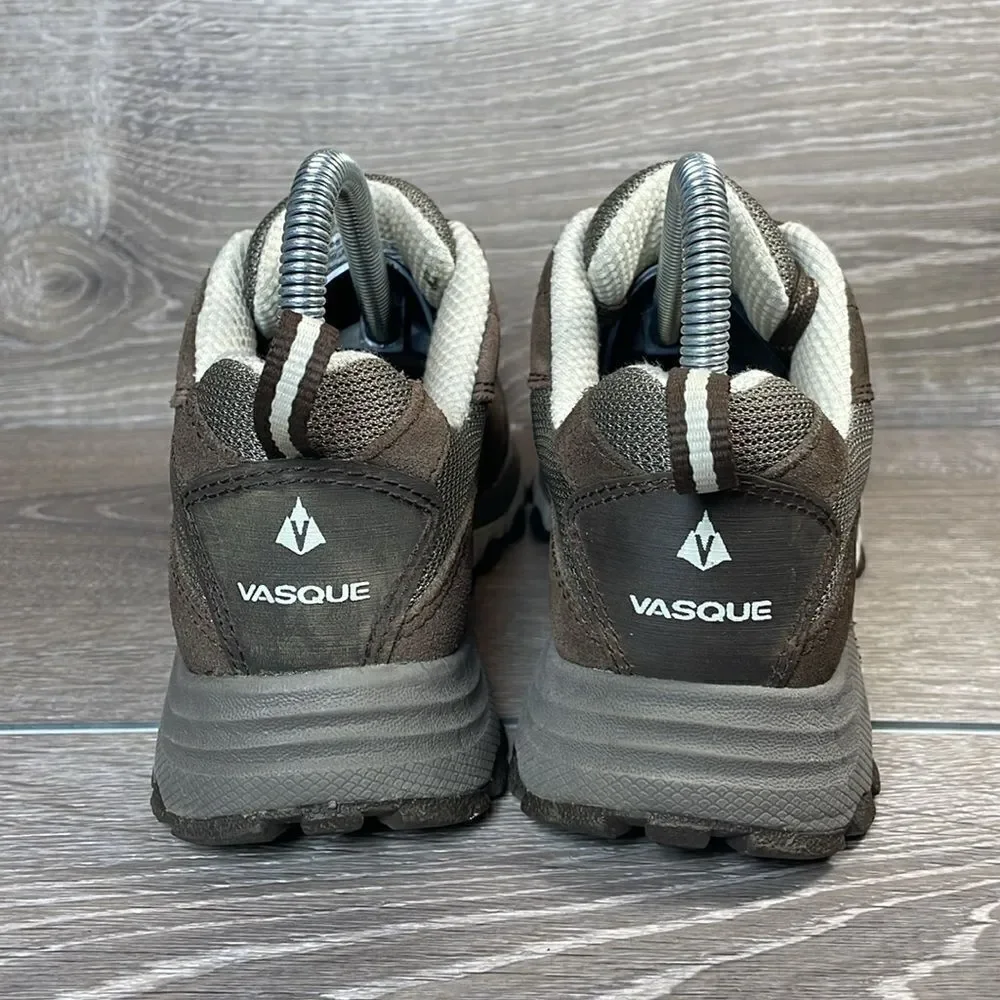 Vasque 7125 Brown Leather Women’s Sz 7M Low Top Lace Up Trail Hiking Shoe Boots